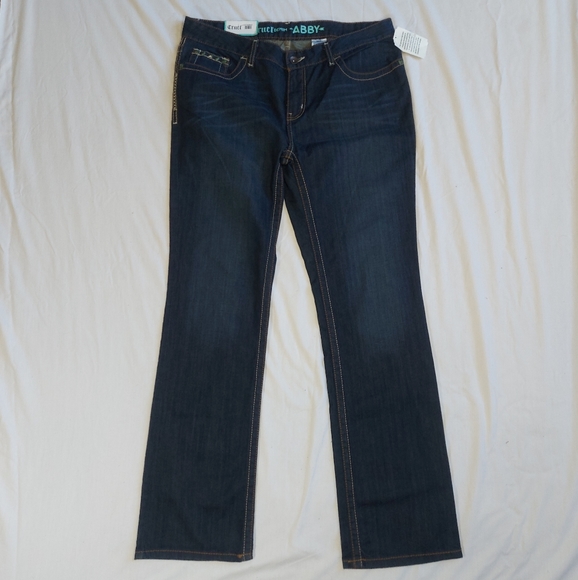 NWT Rocky Mountain Clothing Cruel Denim ABBY blue jeans, 33/15 long - Picture 2 of 15